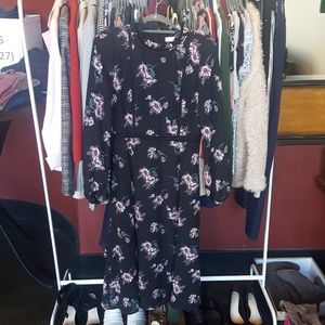 Midi Dress | Floral | Size Small | June and Hudson